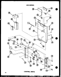 CONTROL PARTS Diagram and Parts List for 212-2JM P5465542R Amana Air Conditioner