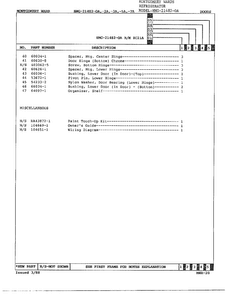 Doors/miscellaneous Page 3 Diagram and Parts List for 21482-OA  Admiral Refrigerator