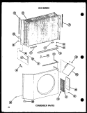 CONDENSER PARTS Diagram and Parts List for 615-2J P5472001R Amana Air Conditioner