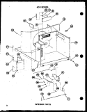 INTERIOR PARTS Diagram and Parts List for 615-2J P5472001R Amana Air Conditioner