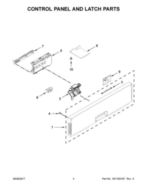Part Location Diagram of W11308807 Whirlpool CNTRL-ELEC