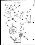 INTERIOR PARTS Diagram and Parts List for 11-5JH P5433666R Amana Air Conditioner