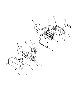 Ice Maker Diagram and Parts List for SGD521SBL-P1197101WL  Amana Refrigerator
