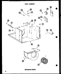 INTERIOR PARTS Diagram and Parts List for 10-2NM P5497402R Amana Air Conditioner