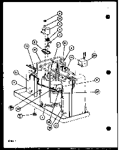 Compressor Diagram and Parts List for 12C3HES P69968415R Amana Air Conditioner