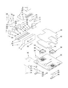 Unit Parts Diagram and Parts List for JUD248RCCX00  Jenn-Air Refrigerator