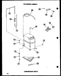 Part Location Diagram of D5451402 Whirlpool COMP.  AK5510E