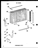 CONDENSER PARTS Diagram and Parts List for 614-2N P5472041R Amana Air Conditioner