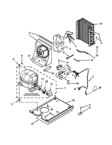 Unit Parts Diagram and Parts List for JIM158XYCX0  Jenn-Air Ice Maker