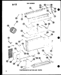 EVAP & ACTION AIR PARTS Diagram and Parts List for 629-3N P5472042R Amana Air Conditioner