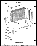 CONDENSER PARTS Diagram and Parts List for 629-3N P5472042R Amana Air Conditioner