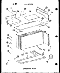 Part Location Diagram of D5422301 Whirlpool FILLER BLOCK, EVAP