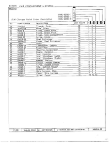 Unit Compartment And System Page 3 Diagram and Parts List for 62163-0A  Admiral Refrigerator
