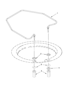Heater Parts Diagram and Parts List for JDB3650AWR4  Jenn-Air Dishwasher