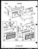 EXTERIOR PARTS Diagram and Parts List for 218-3JM P5541723R Amana Air Conditioner