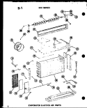 EVAP & ACTION AIR PARTS Diagram and Parts List for 218D-3HWS P5541751R Amana Air Conditioner