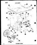 INTERIOR PARTS Diagram and Parts List for 218D-3HWS P5541751R Amana Air Conditioner
