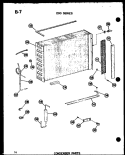 CONDENSER PARTS Diagram and Parts List for 218D-3HWS P5541751R Amana Air Conditioner
