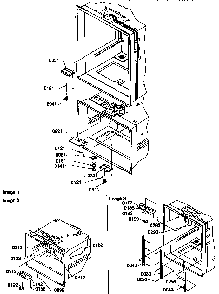 Light Switches And Drain Funnel Diagram and Parts List for 77275-P1311201WE  Amana Refrigerator
