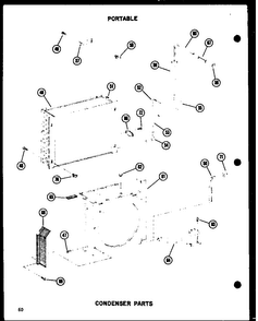Condenser Parts Diagram and Parts List for 10-2NM P54974-2R Amana Air Conditioner