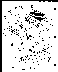 Section 1 Diagram and Parts List for TZ18Q2W-P1156103WW  Amana Refrigerator