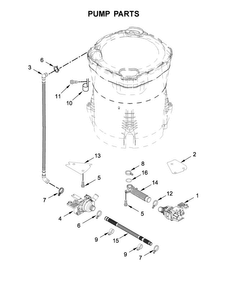 Part Location Diagram of W10702876 Whirlpool HOSE