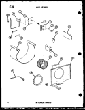 Part Location Diagram of D6711853 Whirlpool Capacitor k