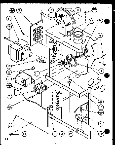 Section 6 Diagram and Parts List for GHI115A35C P6983133F Amana Heater