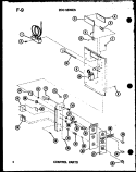CONTROL PARTS Diagram and Parts List for 2185NH P5541711R Amana Air Conditioner