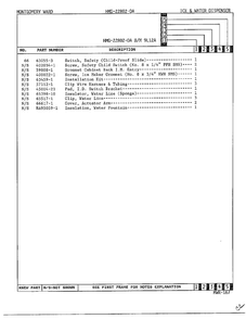 Ice And Water Dispenser Page 4 Diagram and Parts List for 22802-A  Admiral Refrigerator