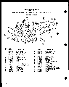 50 Cycle 8 Cube Compact Ice Maker Diagram and Parts List for SR19F1-L-P77000-8WL  Amana Refrigerator