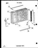 CONDENSER PARTS Diagram and Parts List for 220-3SPK P5541778R Amana Air Conditioner