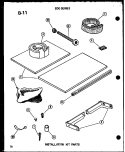INSTALLATION KIT PARTS Diagram and Parts List for 220-3SPK P5541778R Amana Air Conditioner