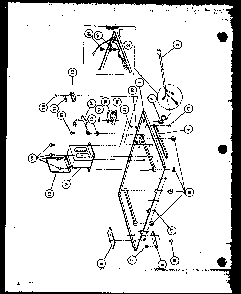 Transformer/magnetron Diagram and Parts List for ML-10 P76804-3M Amana Microwave