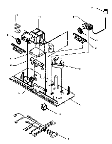 Control Panel Diagram and Parts List for TG18R2-P1181701WW  Amana Refrigerator