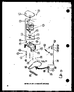Section 7 Diagram and Parts List for TAA200 P75751-8W Amana Washer