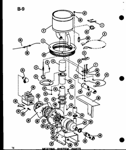 Heating System Parts (epcg2408-1b/p67470-1c) (epcg3010-1b/p67470-2c) (epcg3612-1b/p67470-3c) Diagram and Parts List for EPCG4213-1B P67470-4C Amana Air Conditioner