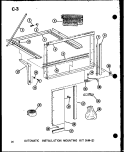AUTOMATIC INSTALLATION MTG KIT (AM - 2) Diagram and Parts List for ES-108-2S P6723114R Amana Air Conditioner