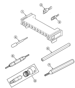 Tools Diagram and Parts List for SDG409QF  Speed Queen Dryer
