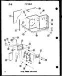 BASE PAN & CONTROLS Diagram and Parts List for ES6P-2AMS P5497227R Maytag Air Conditioner