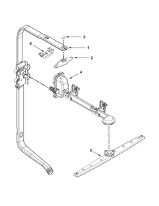 Upper Wash And Rinse Parts Diagram and Parts List for ADB1700ADS2  Amana Dishwasher