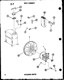 SCOT COMPACT Diagram and Parts List for ES7-2MT P5497457R Amana Air Conditioner