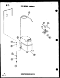 100 SERIES COMPACT Diagram and Parts List for 1133HEW P6723120R Amana Air Conditioner