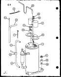 Page 5 Diagram and Parts List for ES122MN P6881802R Amana Air Conditioner