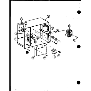 Part Location Diagram of C6455501 Whirlpool Harness comp