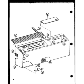 Diagram 15 Diagram and Parts List for PTH15300B P9913620R Amana Air Conditioner