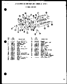 12 Cube Compact Ice Maker Diagram and Parts List for SRI19F-L-P7700004WL  Amana Refrigerator