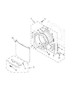 Part Location Diagram of W10683483 Whirlpool HANDLE