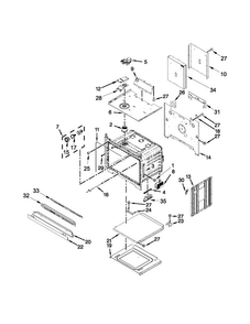 Oven Parts Diagram and Parts List for MEW9630DS01  Maytag Wall Oven