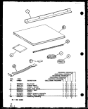 Page 8 Diagram and Parts List for CES1093HER P9920805R Amana Air Conditioner